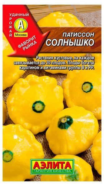 Патиссоны солнышко фото и описание сорта